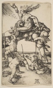 Noita, n. 1500. tekijältä Albrecht Dürer