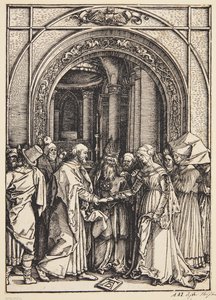 Neitsyen kihlaus tekijältä Albrecht Dürer