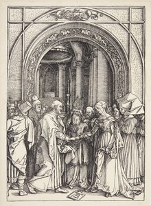 Neitsyen kihlaus tekijältä Albrecht Dürer