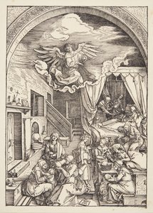 Neitsyen syntymä tekijältä Albrecht Dürer