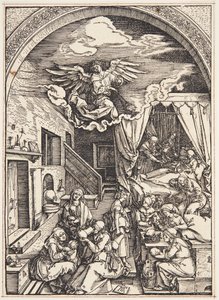 Neitsyen syntymä tekijältä Albrecht Dürer