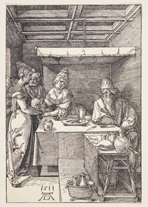 Pyhän Johannes Kastajan pää tuotiin Herodiakseen tekijältä Albrecht Dürer