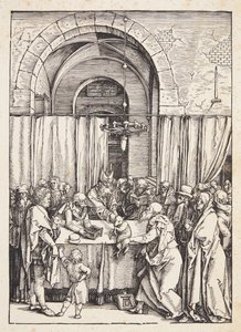 Joakimin tarjouksen hylkääminen tekijältä Albrecht Dürer