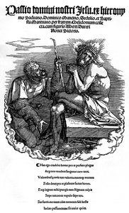 Nimisivu sarjaan Suuri intohimo, 1510, 1936 tekijältä Albrecht Dürer