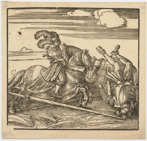 Turnaus, c. 1516 tekijältä Albrecht Dürer