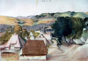 Näkymä Kachreuthista, lähellä Nürnbergiä, 1511, 1936 tekijältä Albrecht Dürer