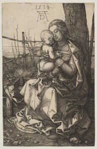 Neitsyt ja lapsi istuivat puussa, 1513. tekijältä Albrecht Dürer