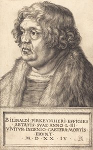 Willibald Pirkkheimer, 1524. tekijältä Albrecht Dürer