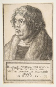 Willibald Pirkkheimer, 1524. tekijältä Albrecht Dürer