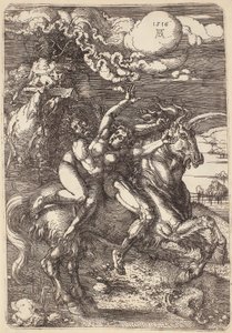 Yksisarvisen sieppaus tekijältä Albrecht Dürer