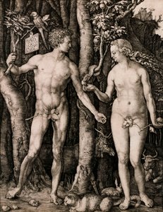 Aatami ja Eeva tekijältä Albrecht Dürer