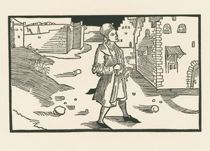 Antipho, noin 1492-93 (puupiirros). tekijältä Albrecht Dürer or Duerer