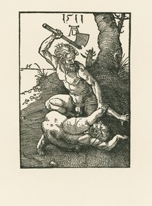 Kain tappaa Abelin tekijältä Albrecht Dürer or Duerer