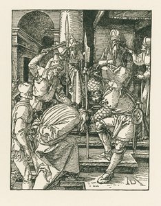 Kristus Hannaan edessä, noin 1508-09 (puupiirros). tekijältä Albrecht Dürer or Duerer