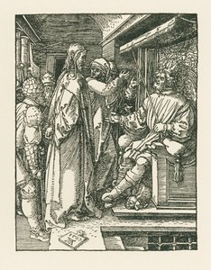 Kristus Herodeksen edessä tekijältä Albrecht Dürer or Duerer