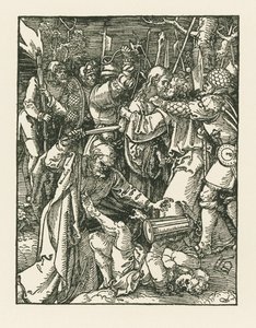Kristus vangittuna, noin 1509 (puupiirros). tekijältä Albrecht Dürer or Duerer
