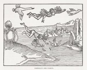 Daedalus ja Icarus tekijältä Albrecht Dürer