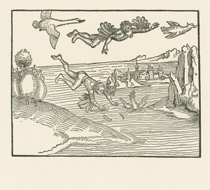Daidalos ja Ikaros tekijältä Albrecht Dürer or Duerer