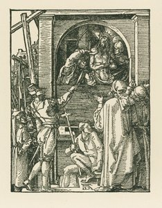 Ecce Homo, noin 1509 (puupiirros). tekijältä Albrecht Dürer or Duerer