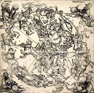 Imagines coeli Septentrionales cum duodecim imaginibus zodiaci, n.1510-c.20 (puupiirros)