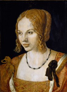 Nuoren venetsialaisen naisen muotokuva Albrecht Durerin (1471-1528) maalaus tekijältä Albrecht Dürer