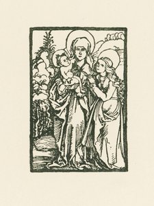 Pyhä Anne tekijältä Albrecht Dürer or Duerer
