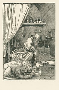 Pyhä Hieronymus sellissään tekijältä Albrecht Dürer or Duerer