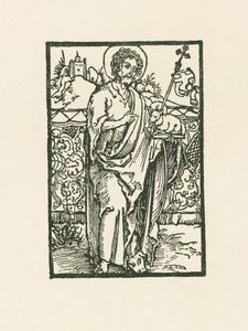 Pyhä Johannes Kastaja tekijältä Albrecht Dürer or Duerer