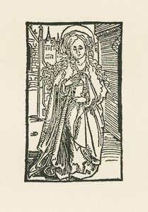 Pyhä Maria Magdaleena tekijältä Albrecht Dürer or Duerer
