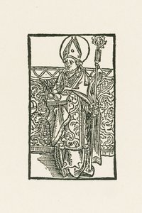 Pyhä Nikolaus tekijältä Albrecht Dürer or Duerer