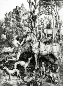 St. Eustace tekijältä Albrecht Dürer