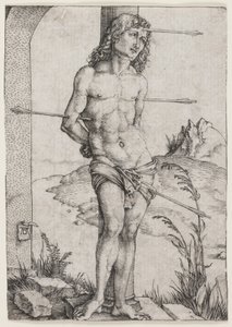 Pyhä Sebastian pylväässä tekijältä Albrecht Dürer
