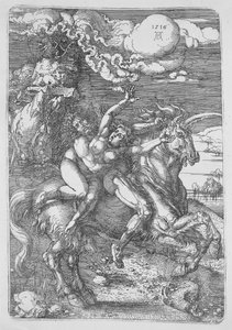 Sieppaus yksisarvisella tekijältä Albrecht Dürer