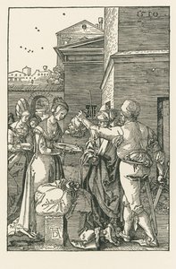 Johannes Kastajan mestaaminen tekijältä Albrecht Dürer or Duerer