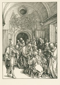 Kristuksen ympärileikkaus, noin 1504 (puupiirros). tekijältä Albrecht Dürer or Duerer