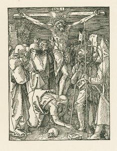 Ristiinnaulitseminen, noin 1509 (puupiirros) tekijältä Albrecht Dürer or Duerer