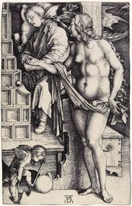 Unelma, n. 1500 (kaiverrus) tekijältä Albrecht Dürer