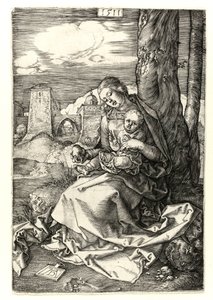 Madonna päärynän kanssa tekijältä Albrecht Dürer