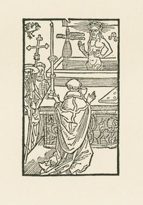 Pyhän Gregoriuksen messu tekijältä Albrecht Dürer or Duerer