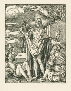 Ylösnousemus, noin 1510 (puupiirros) tekijältä Albrecht Dürer or Duerer