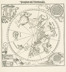 Taivaankehän eteläinen pallonpuolisko tekijältä Albrecht Dürer or Duerer