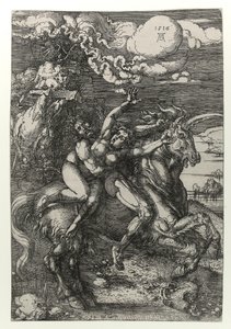 Yksisarvisen sieppaus tekijältä Albrecht Dürer