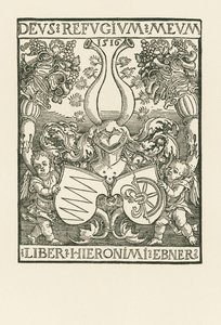 Hieronymus Ebnerin kirjakilpi. tekijältä Albrecht Dürer or Duerer