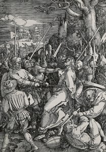 Kristuksen vangitseminen tekijältä Albrecht Dürer