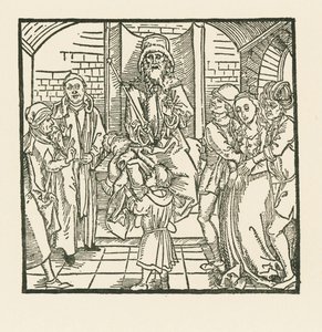 Salomonin tuomio tekijältä Albrecht Dürer or Duerer