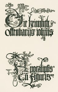 Vuoden 1498 saksankielisen painoksen nimi: ... tekijältä Albrecht Dürer or Duerer
