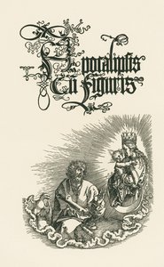 Vuoden 1511 toisen latinankielisen painoksen nimiölehti (puupiirros). tekijältä Albrecht Dürer or Duerer