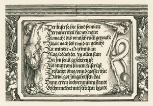 Riemukaari keisari Maximilian I:lle tekijältä Albrecht Dürer or Duerer