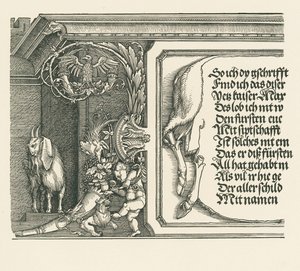 Riemukaari keisari Maximilian I:lle tekijältä Albrecht Dürer or Duerer