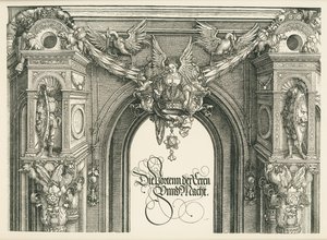 Riemukaari keisari Maximilian I:lle tekijältä Albrecht Dürer or Duerer